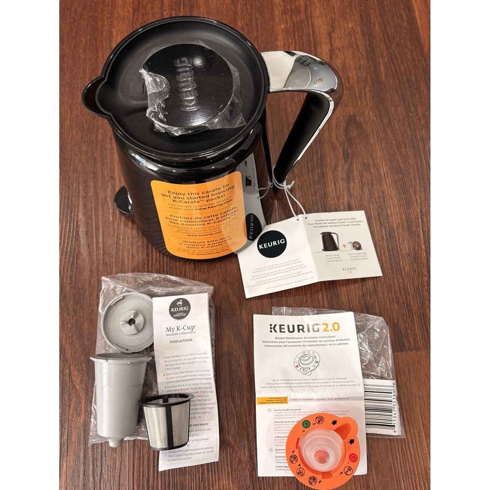 Keurig 2.0 Insulated Coffee‎ Carafe Pot Thermos Universal Pitcher K-Carafe NEW